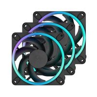 Fractal Design  Momentum 12 RGB 3-pack Black FD-F-MR1-1203 (3個パック ブラック) 