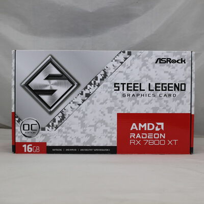 【通販センター】中古  ASRock RX7800XT SL 16GO(RX7800XT Steel Legend OC) 3480035491 