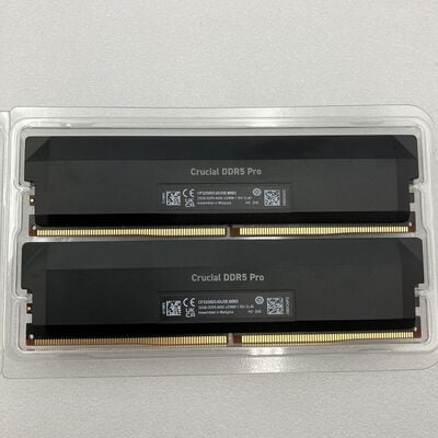 【新潟店】中古  Crucial CP2K32G60C40U5B(DDR5 PC5-48000 32GBx2) 3290007291 
