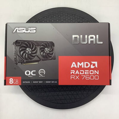 【堺七道店】中古  ASUS DUAL-RX7600-O8G-EVO (RX7600 8G) 4660003077 