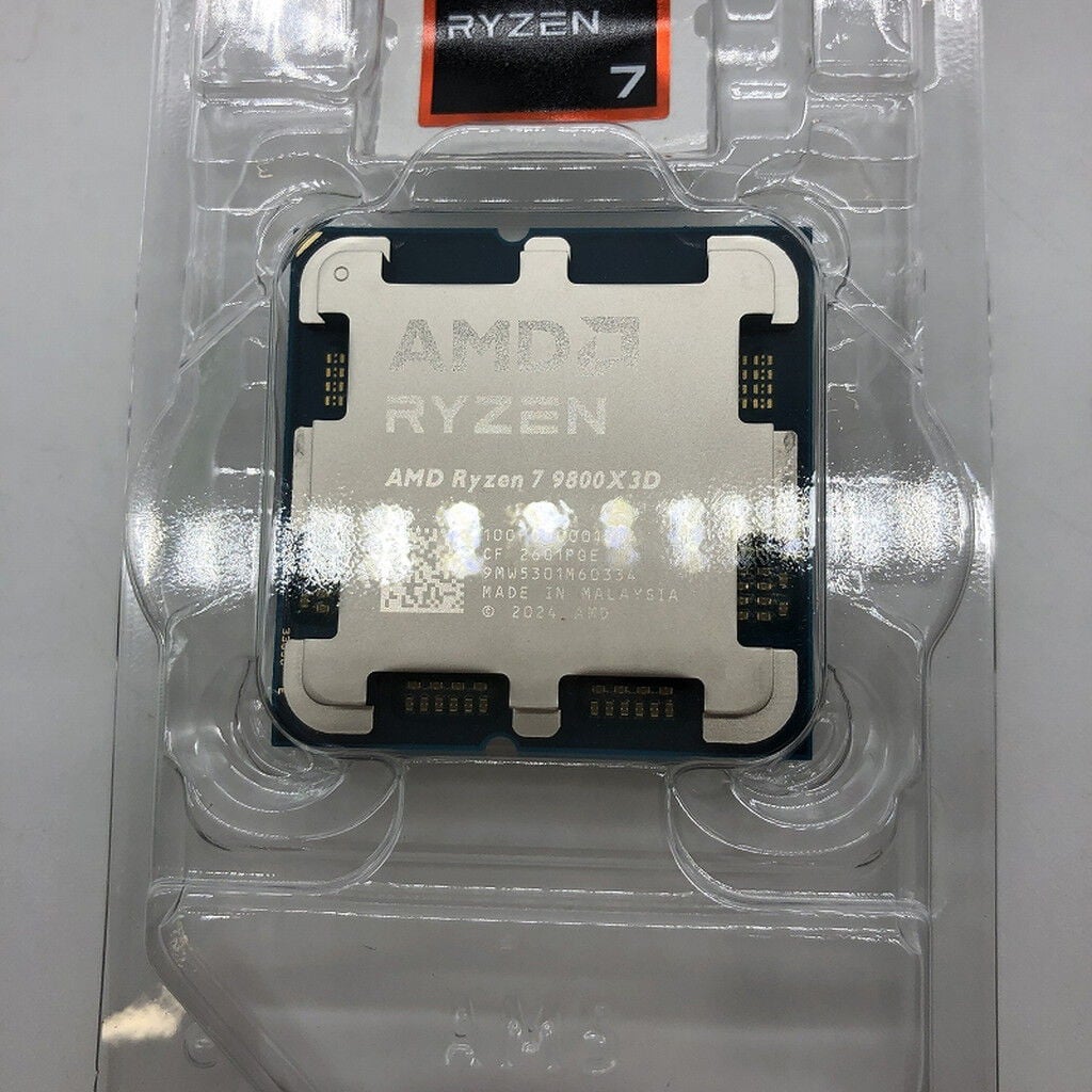 Ryzen7 9800X3D 訳あり　ジャンク品 中古 AMD Ryzen 7 9800X3D (AM5/4.7/104M/C8/T16/120W) 172566