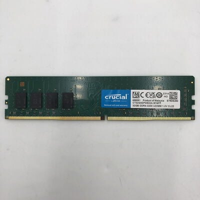 【盛岡都南店】中古  PC4-25600 32GB デスクトップ用(DDR4-3200) 143224 