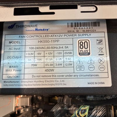 【なんば店】中古  THIRDWAVE Magnate IM (i5 10400/16GB/SSD512GB/Mt/WLAN) 3280021927 