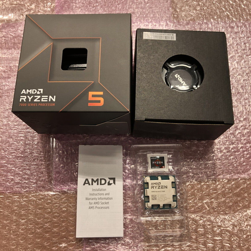 中古 AMD Ryzen 5 7600 (AM5/3.8GHz/38M/C6/T12/65W) 154484 （347616