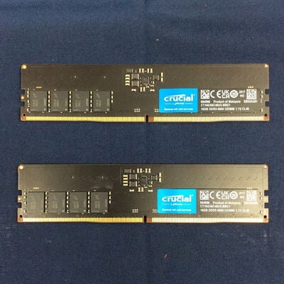 【川崎店】中古  Crucial CT2K16G56C46U5(DDR5 PC5-44800 16GBx2) 3170006454 