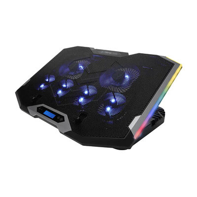 オウルテック  6基のファンでノートPCを強力冷却 液晶ディスプレイ搭載 ゲーミングノートPCクーラー EXTREME COOL OWL-GNOTECOOLER-RGB (182282) 
