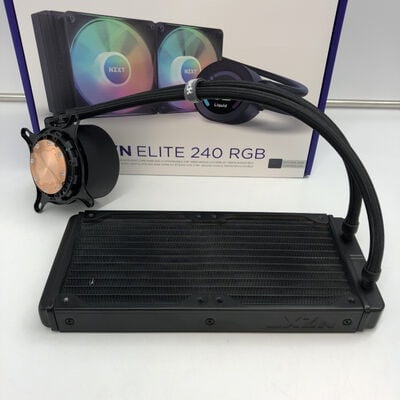 【福井日之出店】中古  NZXT RL-KR24E-B1(KRAKEN Elite RGB 240 BK 水) 5200001252 
