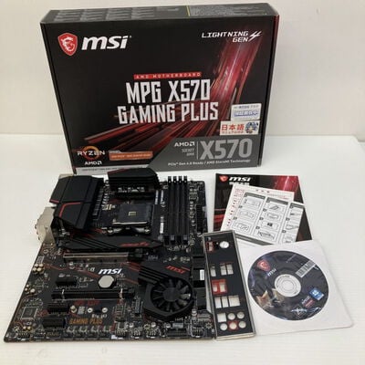 【徳島住吉店】中古  MSI MPG X570 GAMING PLUS (X570 AM4 ATX DDR4) 140050 