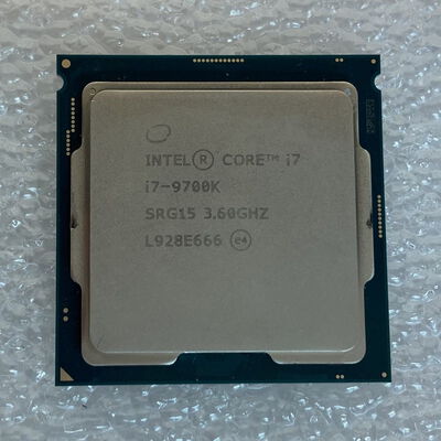【京都店】中古  INTEL Core i7 9700K (1151/3.60GHz/12M/C8/T8) 138481 