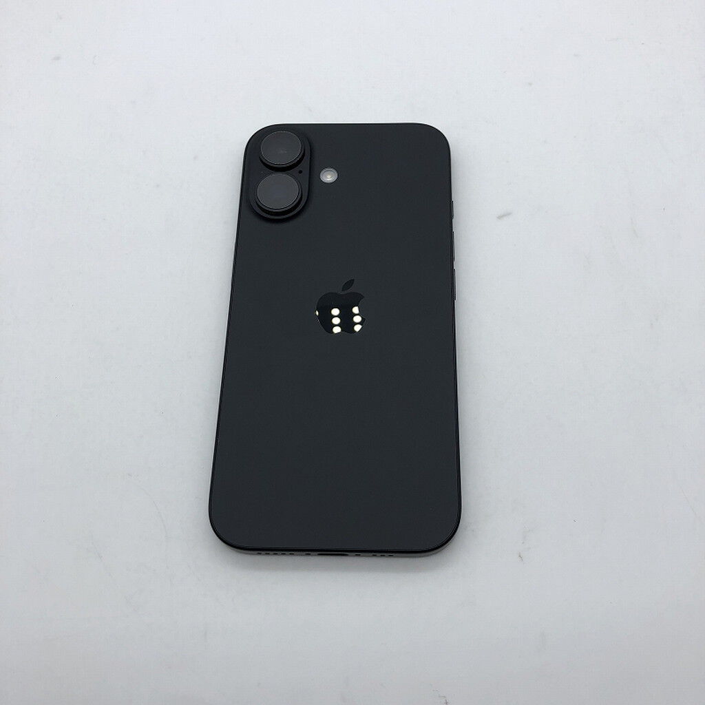中古 【docomo版SIMフリー】Apple iPhone16 128GB ブラック MYDQ3J/A