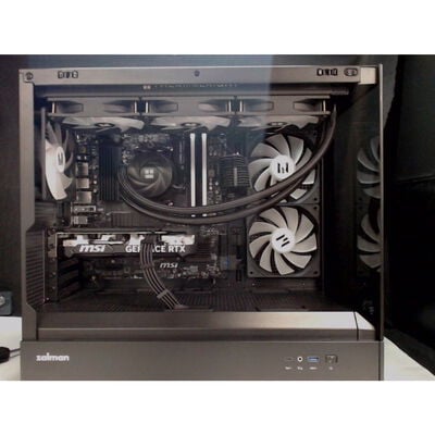 【前橋ｲﾝﾀｰｱｶﾏﾙ店】中古  自作PC(Ryzen 7 5700X3D/32GB/SSD1TB/RTX4060Ti) 4540001880 