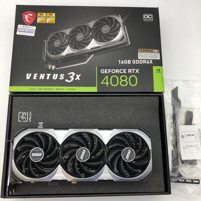 【大分店】中古  MSI GeForce RTX 4080 16GB VENTUS 3X OC (RTX4080 16GB) 153296【8/14価格改定!】 