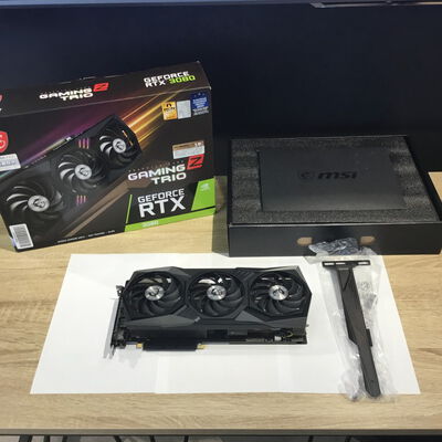 【松山環状枝松店】中古  MSI GeForce RTX 3080 GAMING Z TRIO 10G LHR (RTX3080 10GB) 1460029418 