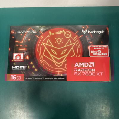 【富山本郷店】中古  SAPPHIRE 11330-01-20G NITRO+ RX7800XT GAMING OC (RX7800XT 16GB) 162727 
