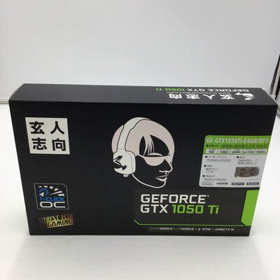 【白山FM松任店】中古  GF-GTX1050Ti-E4GB/DF3(GTX1050Ti 4GB) 4950001515 