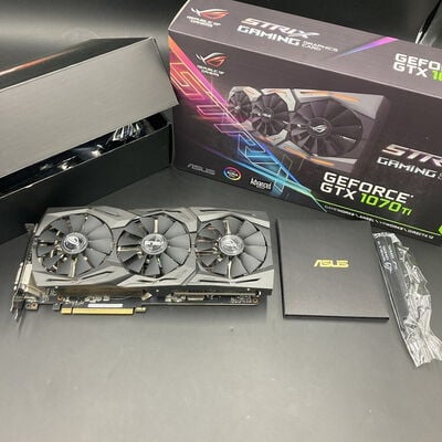 【熊本浜線店】中古  ASUS ROG-STRIX-GTX1070TI-A8G-GAMING (8G GDR5) 136239 