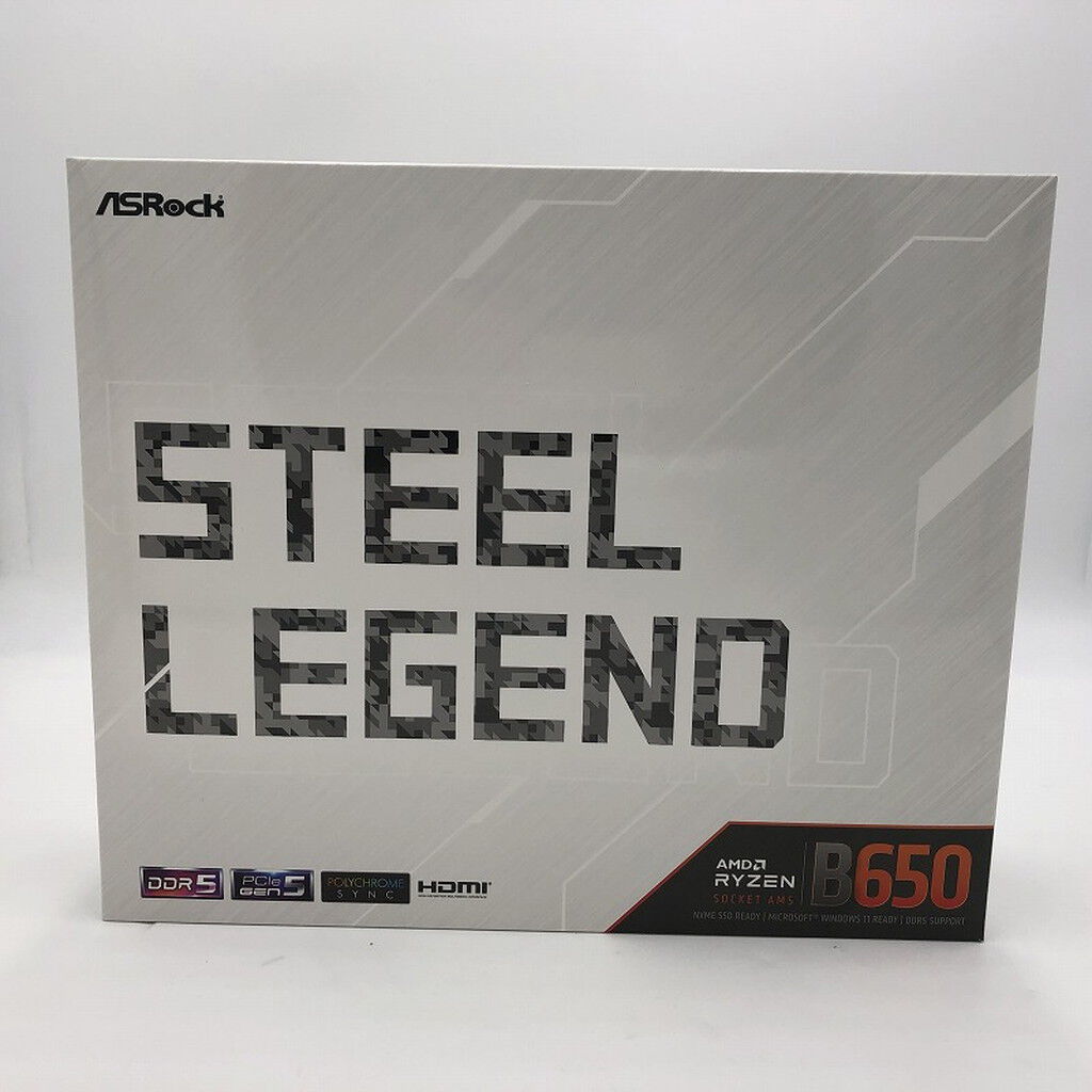 中古 ASRock B650 Steel Legend WiFi (B650 AM5 ATX) 168306 （299262