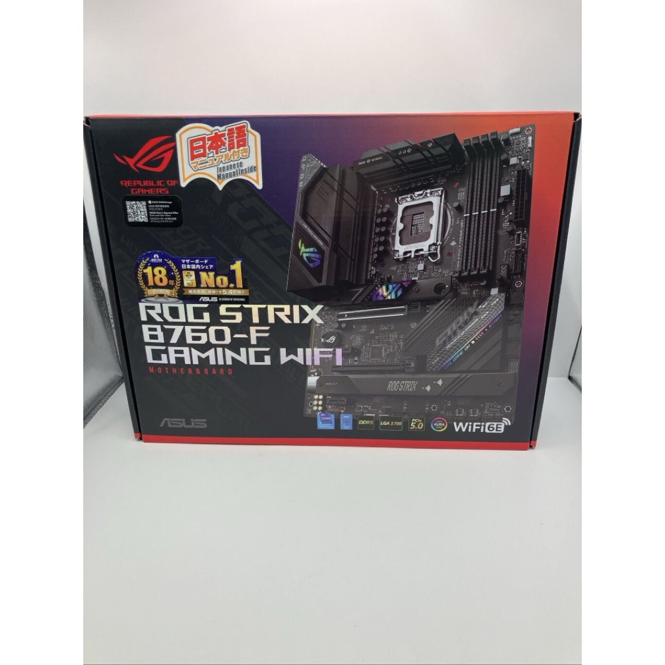 中古 ASUS ROG STRIX B760-F GAMING WIFI (B760 ATX DDR5) 3480040042