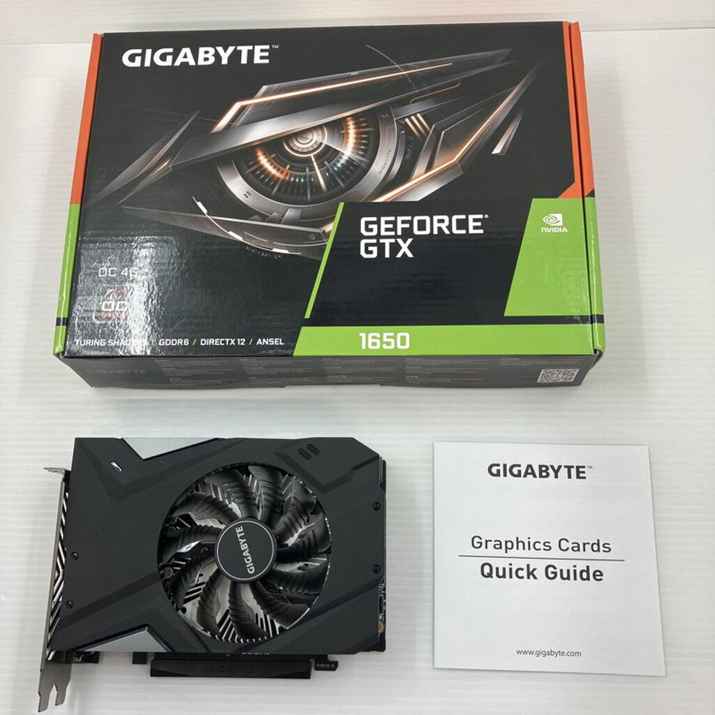 GIGABYTE GeForce GTX1650 中古 中古 GIGABYTE GV-N1650OC-4GD (GTX1650 4G GDR5) 139573 （379621