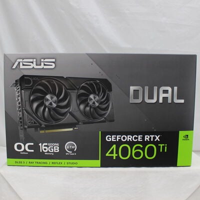 【通販センター】中古  ASUS DUAL-RTX4060TI-O16G-EVO (RTX4060Ti 16G) 175535 
