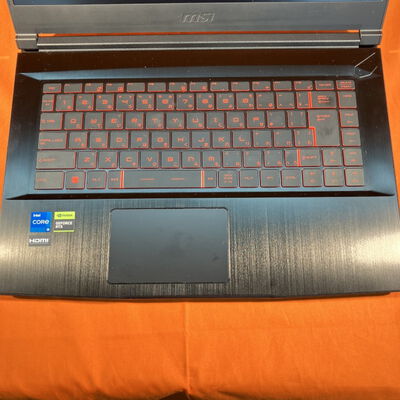 【なんば店】中古  MSI Thin GF63 12VF REV:1.0 (i5 12450H/16GB/SSD+512GB/RTX4060/WLAN/15.6FHD) 3280021834 