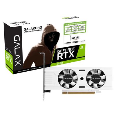 玄人志向  GK-RTX3050-E6GB/WHITE/LP (GeForce RTX 3050 6GB) 