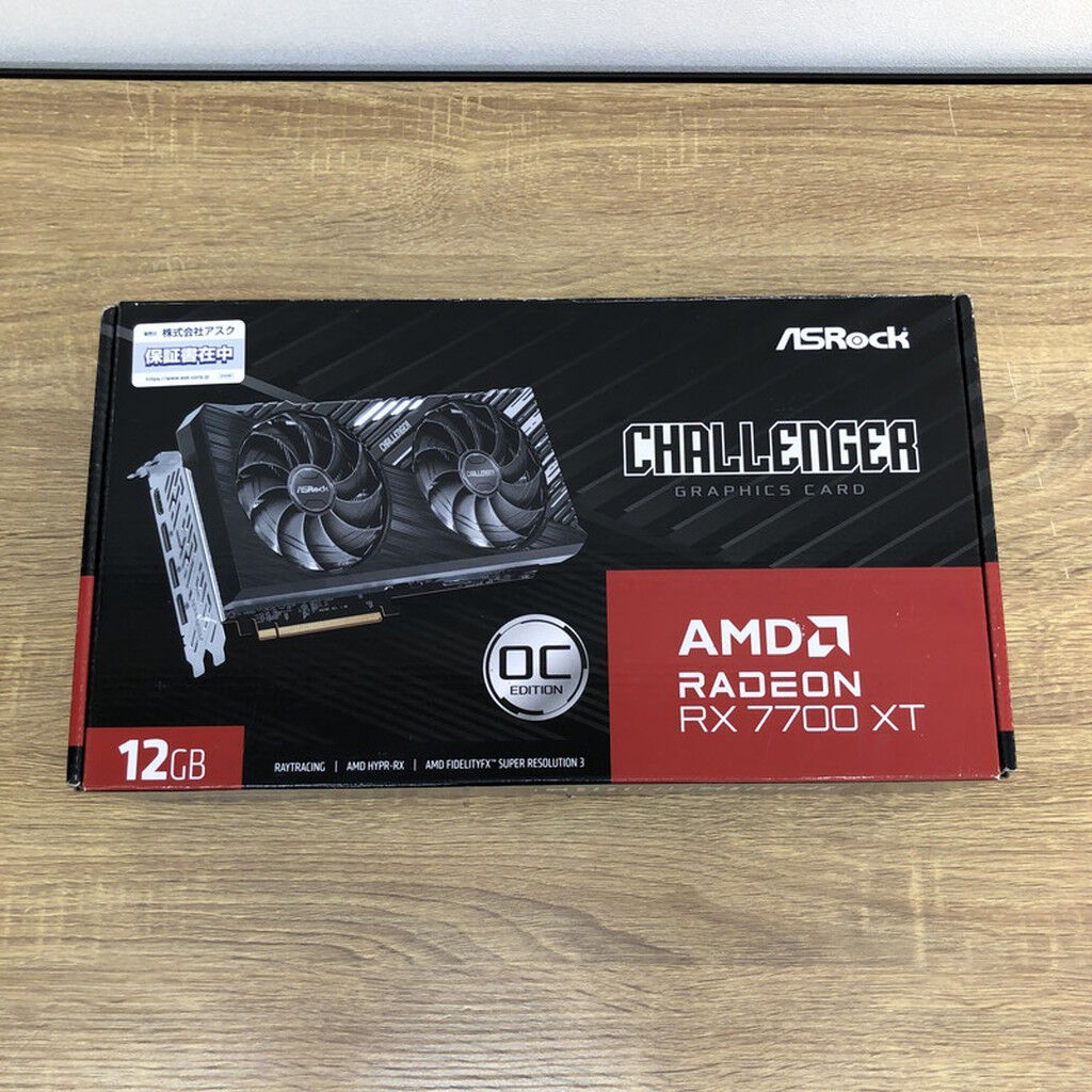 中古 ASRock Radeon RX 7700 XT Challenger 12GB OC（RX7700XT 12GB