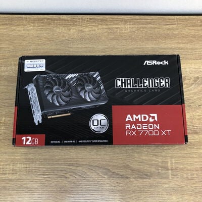 【津ラッツ店】中古  ASRock Radeon RX 7700 XT Challenger 12GB OC（RX7700XT 12GB） 3480037051 