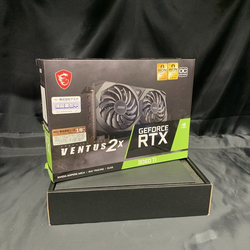 中古 MSI GeForce RTX 3060 Ti VENTUS 2X OCV1 (RTX3060Ti 8GB) 175518 中古 MSI GeForce RTX 3060 Ti VENTUS 2X OCV1 (RTX3060Ti 8GB) 175518