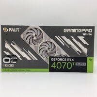 中古  Palit NED47TST19T2-1043W GamingPro White OC (RTX4070Ti SUPER 16GB) 164255 