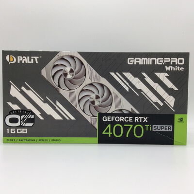【浜松店】中古  Palit NED47TST19T2-1043W GamingPro White OC (RTX4070Ti SUPER 16GB) 164255【8/14価格改定!】 