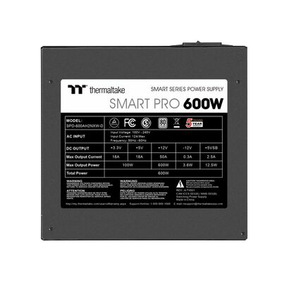 Thermaltake  Smart Pro 600W STANDARD PS-SPD-0600NNFAWJ-1 (600W) 