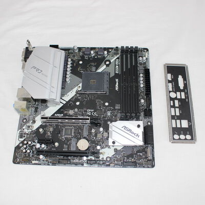 【通販センター】中古  【リテンションキット欠品】ASRock B550M Pro4 (B550 AM4 mATX DDR4) 142938 