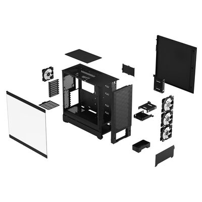 Fractal Design  Pop XL Air RGB TG FD-C-POR1X-06 (E-ATX ガラス ブラック) 