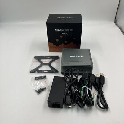 【なんば店】中古  MINISFORUM UM350 (Ryzen 5 3550H/8GB/SSD256GB+HDD1TB/WLAN) 3280022460 