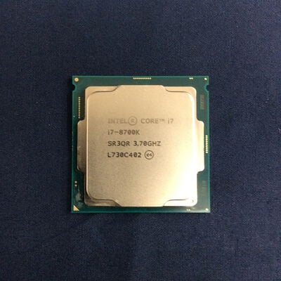 【川崎店】中古  INTEL Core i7 8700K (1151/3.70GHz/12M/C6/T12) 136197 