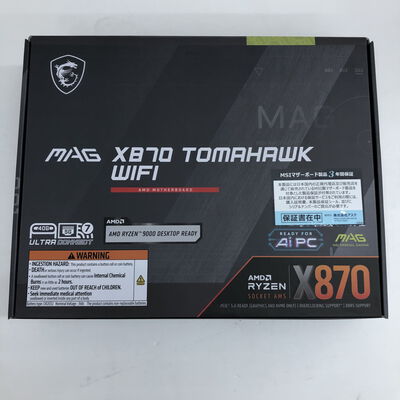 【福山ココローズ店】中古  MSI MAG X870 TOMAHAWK WIFI (X870 ATX AM5 DDR5) 172209 