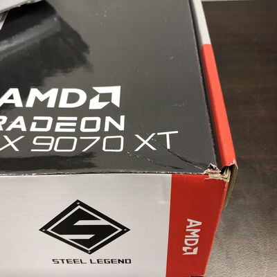 【福山ココローズ店】中古  ASRock RX9070XT SL 16G Steel Legend 16GB (RX9070XT 16G) 176937 