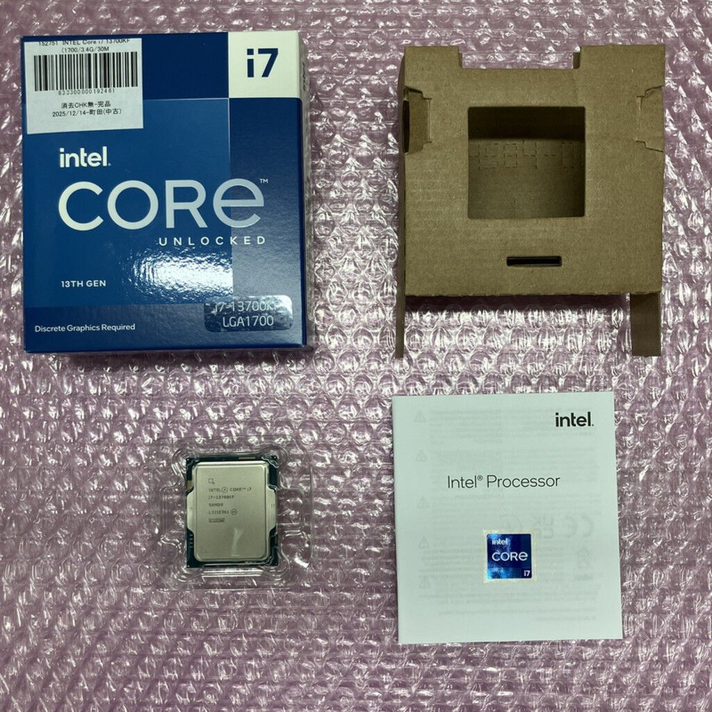 中古 INTEL Core i7 13700KF (1700/3.4G/30M/C16/T24) 152751