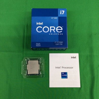 【川崎店】中古  INTEL Core i7 12700KF (1700/3.6G/25M/C12/T20) 147858 