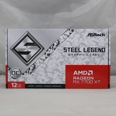 【通販センター】中古  ASRock RX7700XT SL 12GO(RX7700XT Steel Legend OC) 3480034871 
