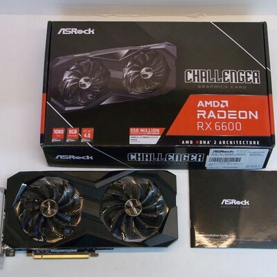 【京都店】中古  ASRock RX6600 CLD 8G(RX 6600 8GB) 147695 