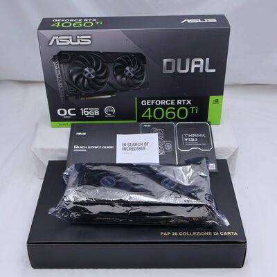 【通販センター】中古  ASUS DUAL-RTX4060TI-O16G-EVO (RTX4060Ti 16G) 175535 