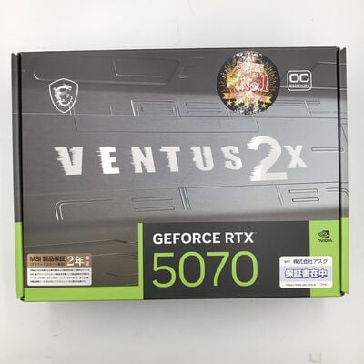 【水戸赤塚店】中古  MSI GeForce RTX 5070 12G VENTUS 2X OC(12GB PCI-E 5070 ) 4680003989 