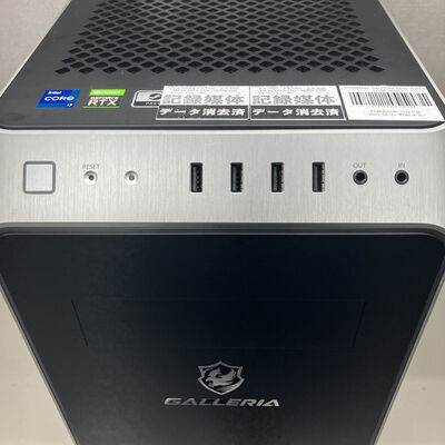 【町田店】中古  GALLERIA XA7C-R36T(i7 12700/16GB/SSD1TB/HDD4TB/RTX3060Ti/W11H) 3330002940 