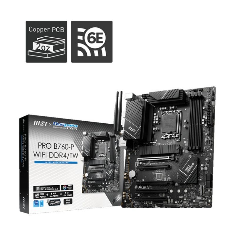 MSI 【箱破損品】 PRO B760-P WIFI DDR4/TW (B760 1700 ATX