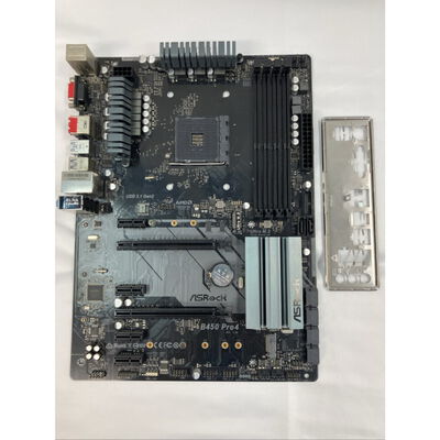 【仙台店】中古  ASRock B450 Pro4 (B450 AM4 ATX DDR4) 137906 