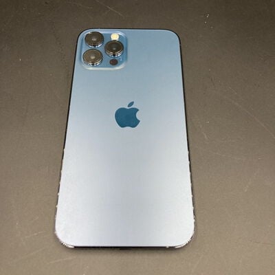 【熊本浜線店】中古  【docomo】Apple iPhone12 Pro Max 6.7インチ 128GB (パシフィックブルー)  MGCX3J/A 144076 
