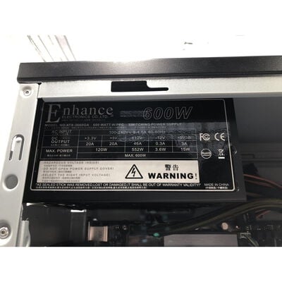 【水戸赤塚店】中古  インバースネット FRONTIER(i7 10700F/16GB/SSD1TB/RTX3060Ti/-/W10H) 4680003031 