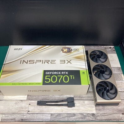【広島店】中古  MSI GeForce RTX 5070 Ti 16G INSPIRE 3X OC 3320005154 